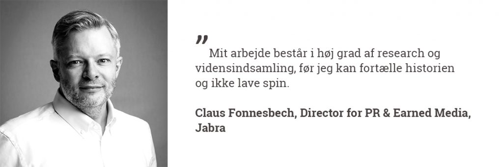 jabra director for pr and media claus fonnesbech