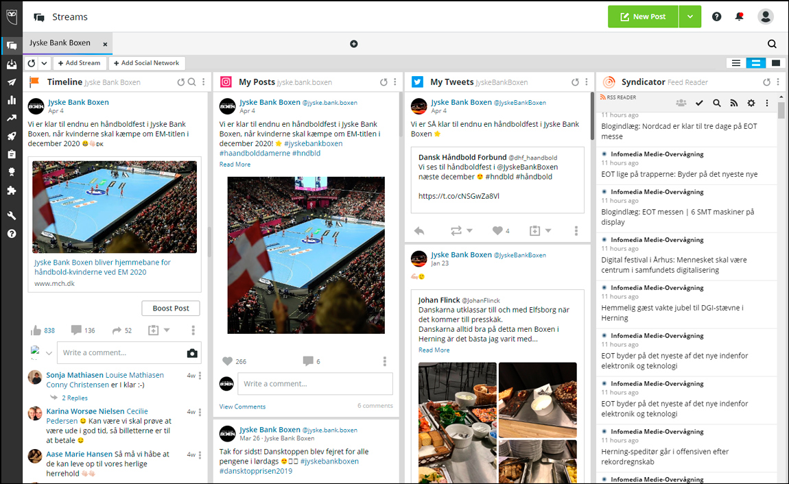 Fra campister til Lukas Graham-fans - eventmarkedsføring i 100 sociale touch points 2 social media management tool hootsuite med integration til infomedias medieovervaagning
