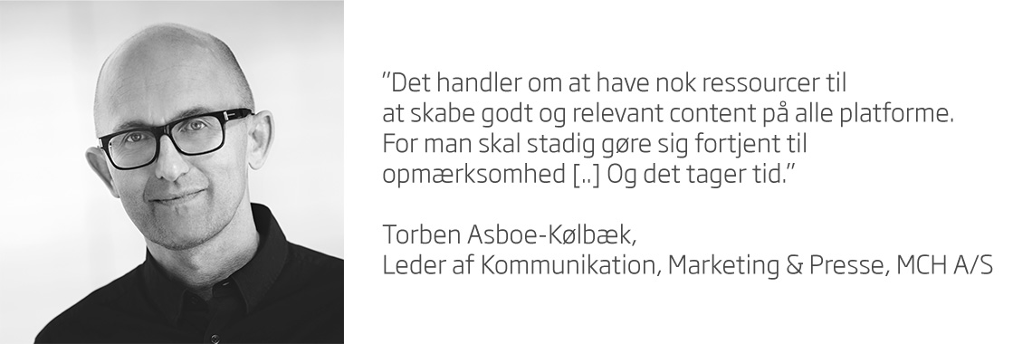 Fra campister til Lukas Graham-fans - eventmarkedsføring i 100 sociale touch points 1 torben asboes koelbaek leder af kommunikation marketing og pr hos mch