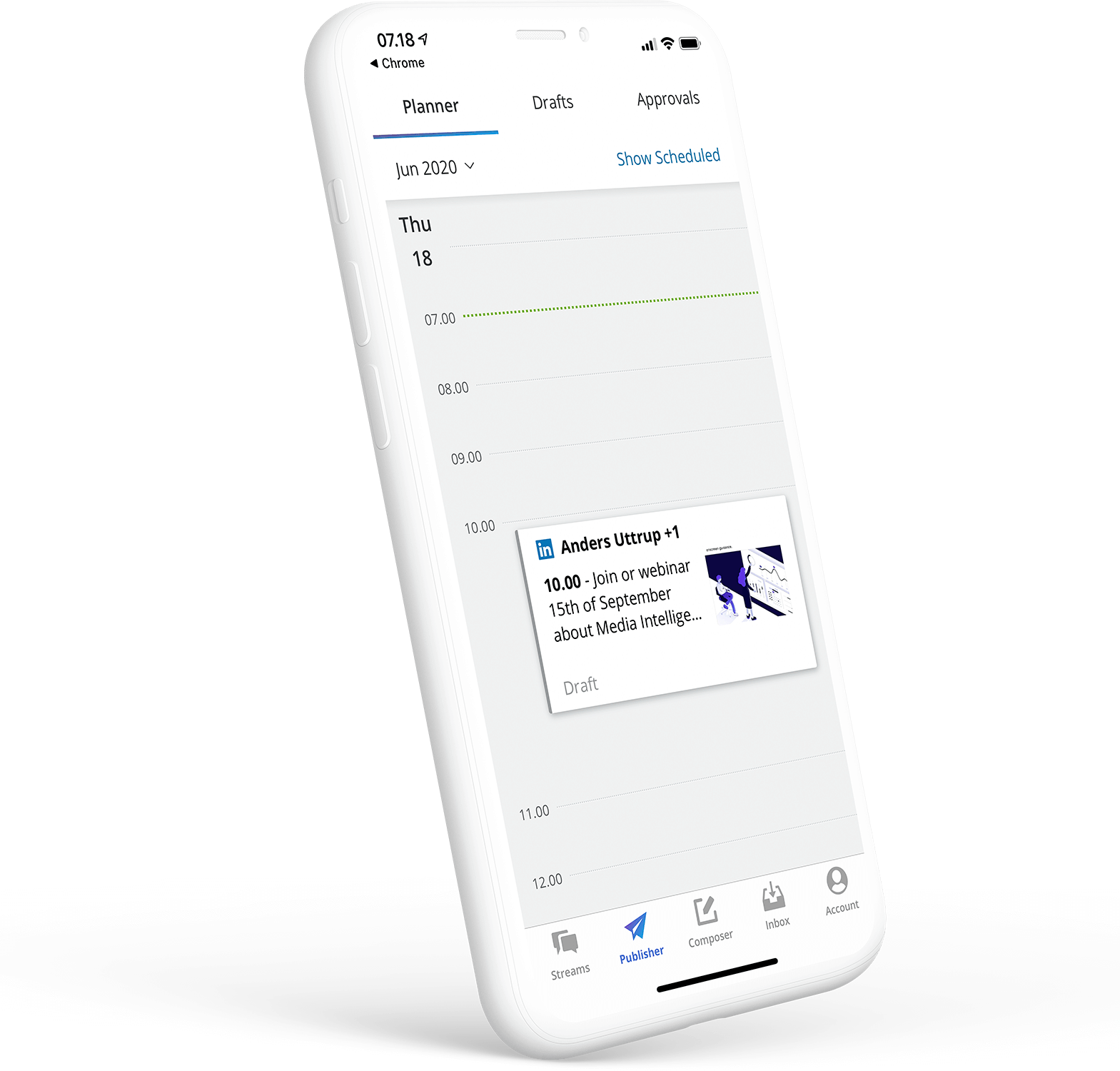 Infomedia - Hootsuite app