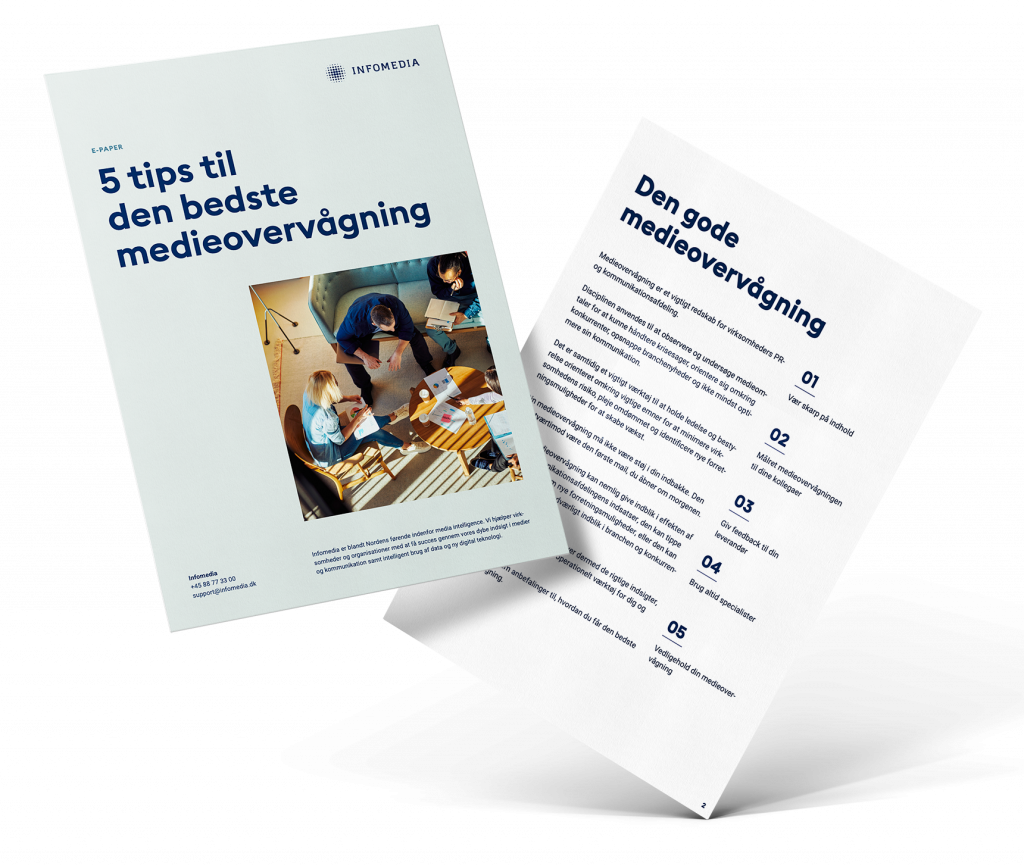 E-paper med 5 tips til den bedste medieovervågning